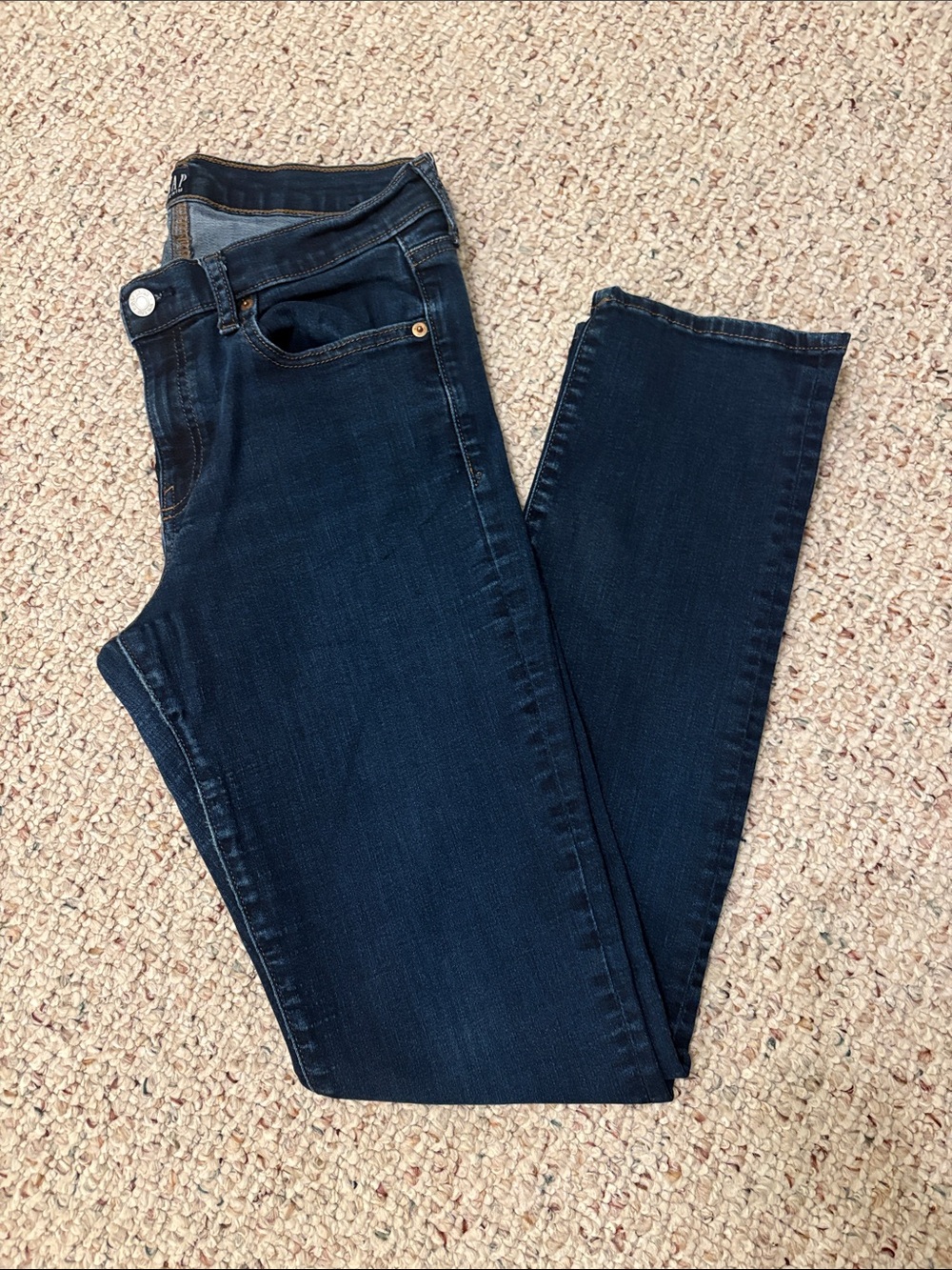 GAP Women's Dark Indigo Straight Jeans